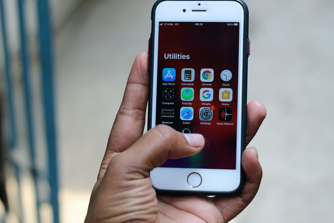 Smartphone screen showing familiar product design through recognizable app icons.